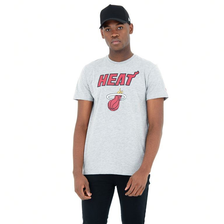 Ropa New Era Nba Grises - Miami Heat Heather 36527AGSH